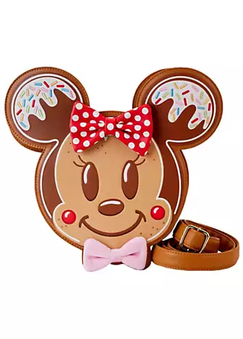 Disney Mickey & Minnie Gingerbread Cookie Figural Crossbody Bag by Loungefly | Look Again