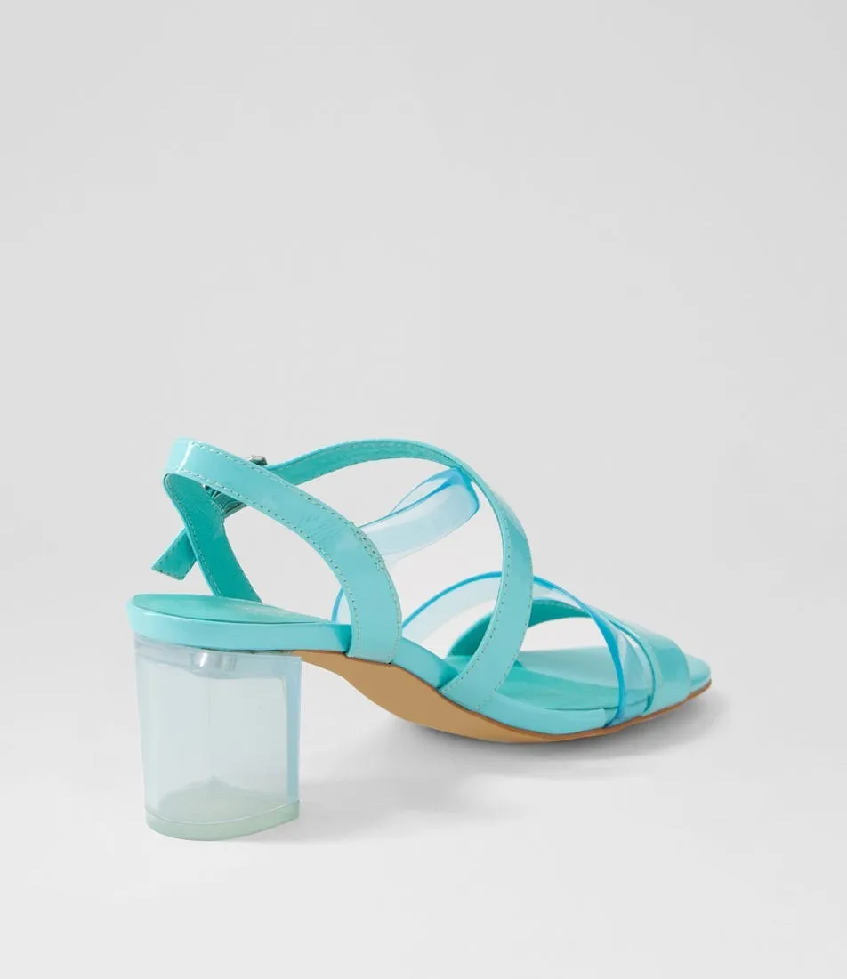 DJANGO & JULIETTE Slava Aquamarine Aqua Multi Sandals