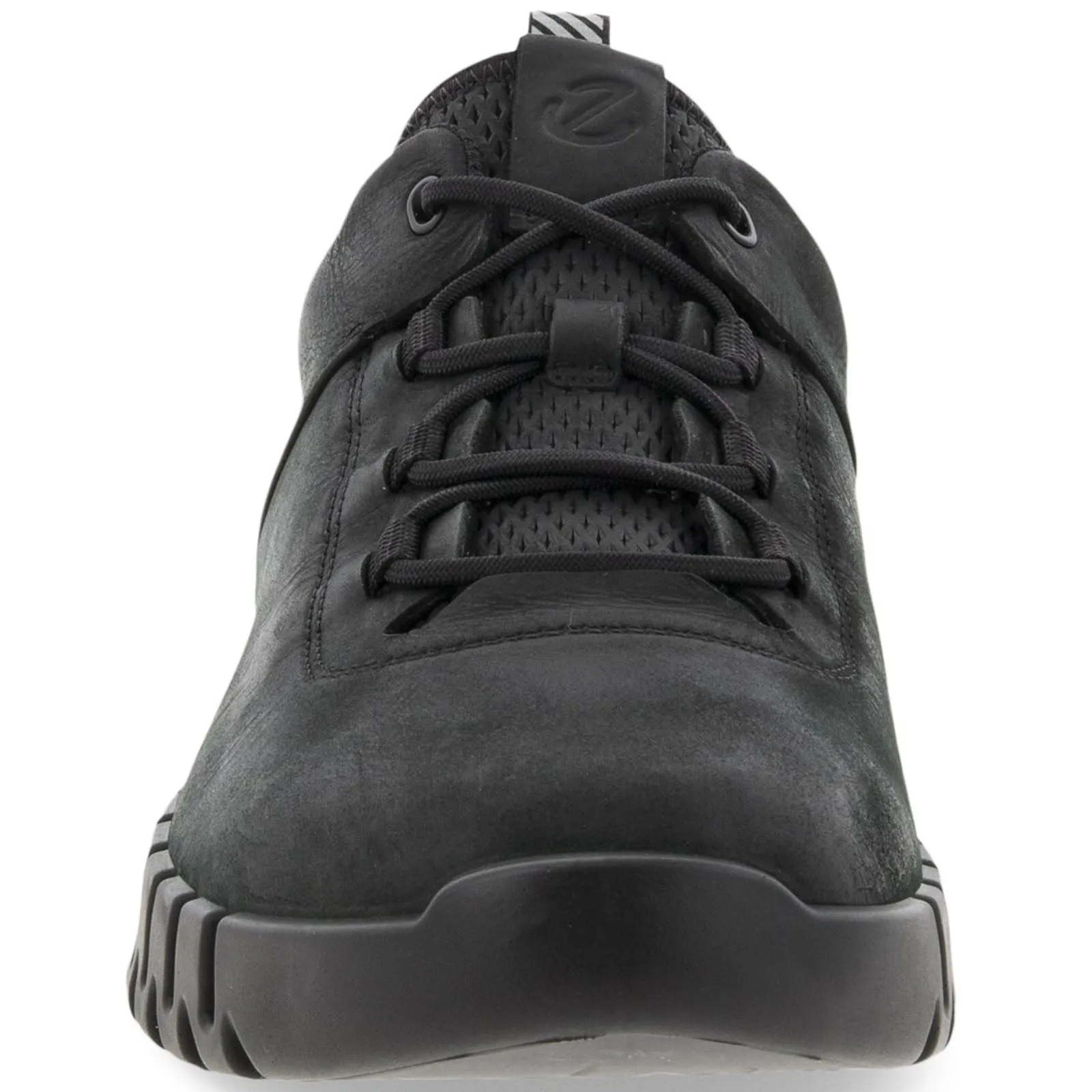 ECCO Mens Gruuv Leather Elastic Laces Trainers