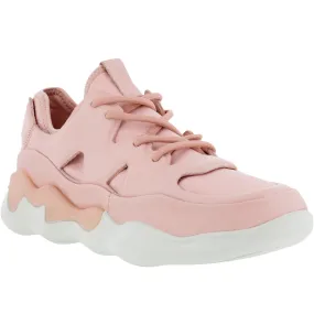 ECCO Womens ELO Leather Street Style Trainers - Pink