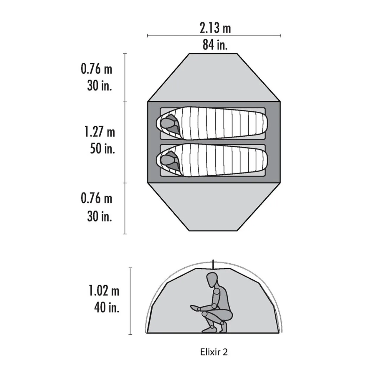 Elixir 2 Person Tent & Footprint