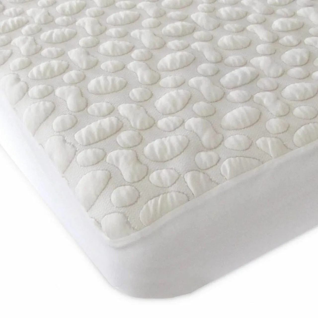 Forty Winks' plush Pebble-Puff Full Organic Cotton Mattress Pad