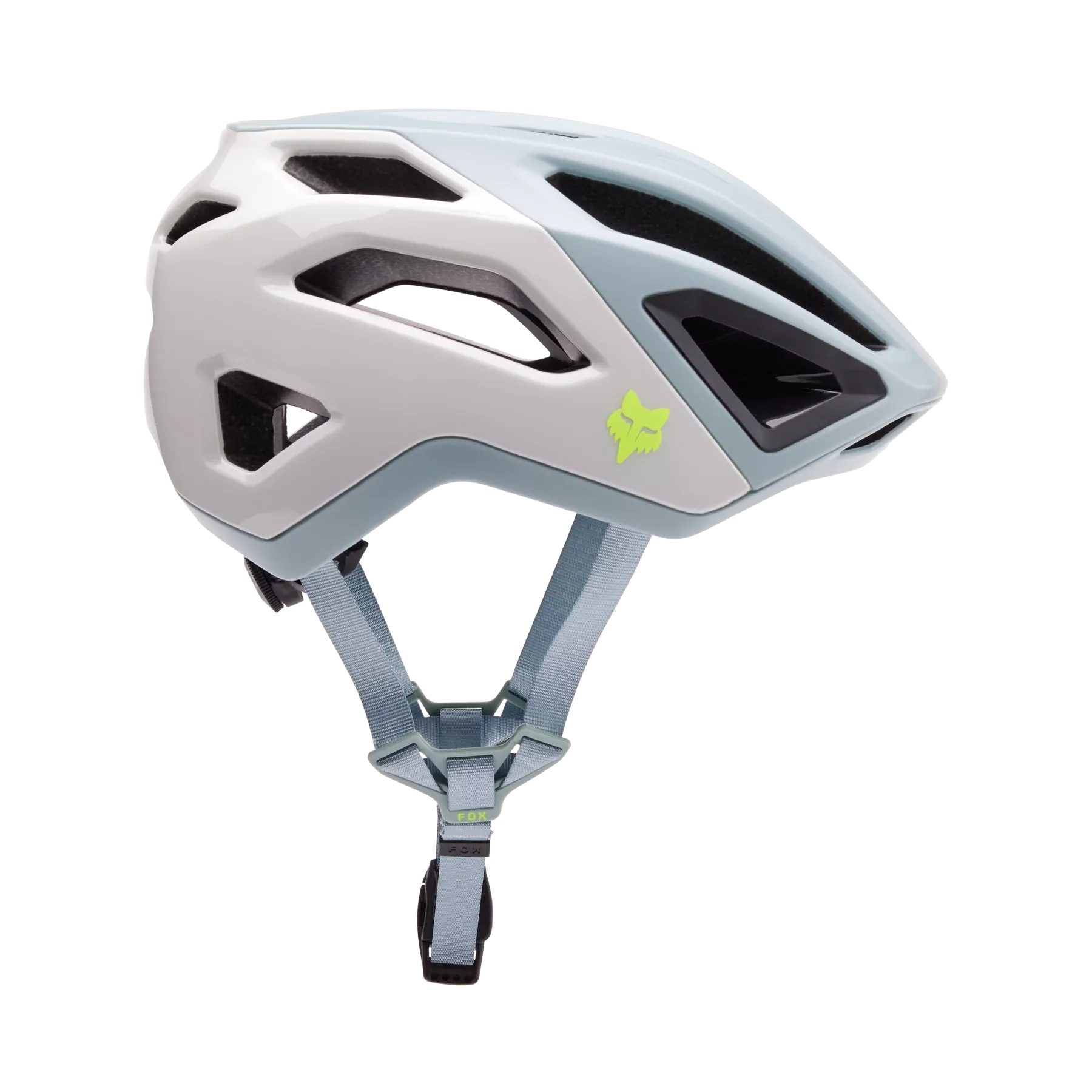 Fox Racing Crossframe Pro MTB Helmet - Exploration - Light Gray