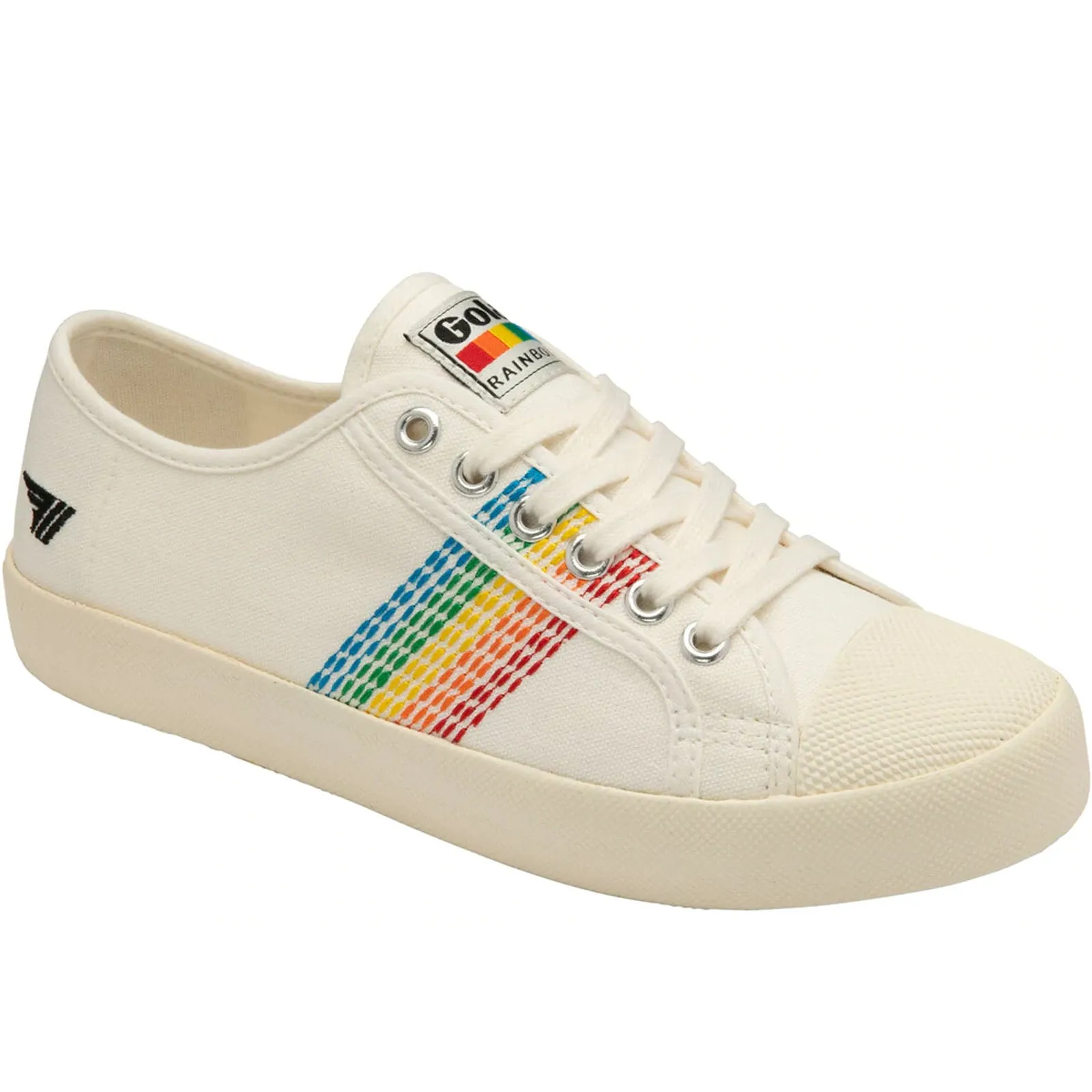 Gola Womens Coaster Rainbow Stitch Trainers