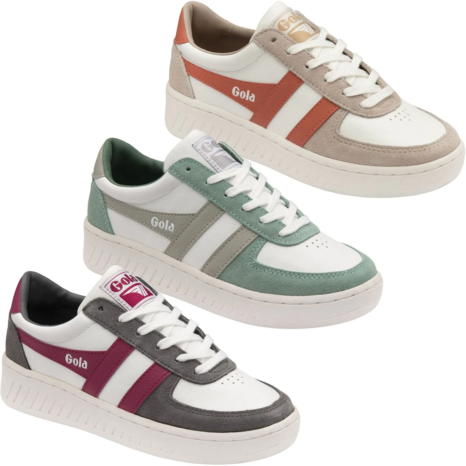 Gola Womens Grandslam Pure Low Rise Trainers