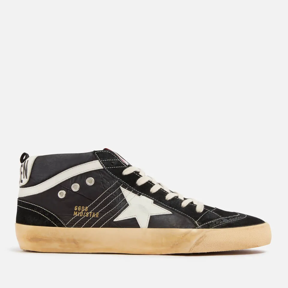 Golden Goose Men's Mid Star Suede Trainers - UK 8 | Coggles