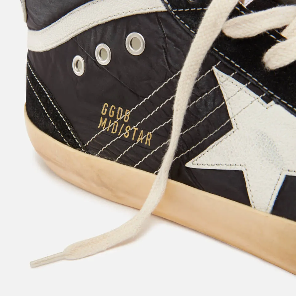 Golden Goose Men's Mid Star Suede Trainers - UK 8 | Coggles