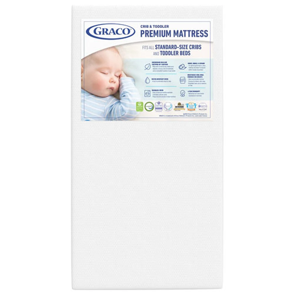 GRACO Graco Premium Foam Anti-Microbial Crib & Toddler Bed Mattress