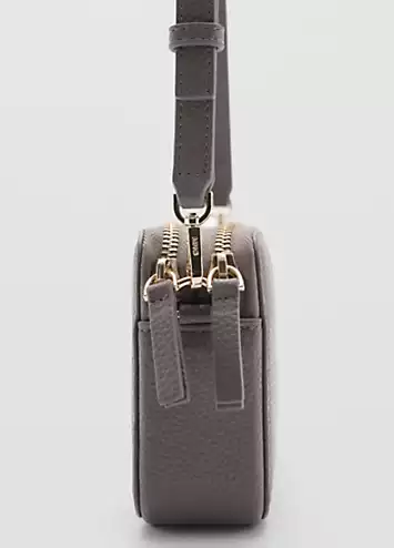 Grey Donga Crossbody Bag by Mango | Look Again