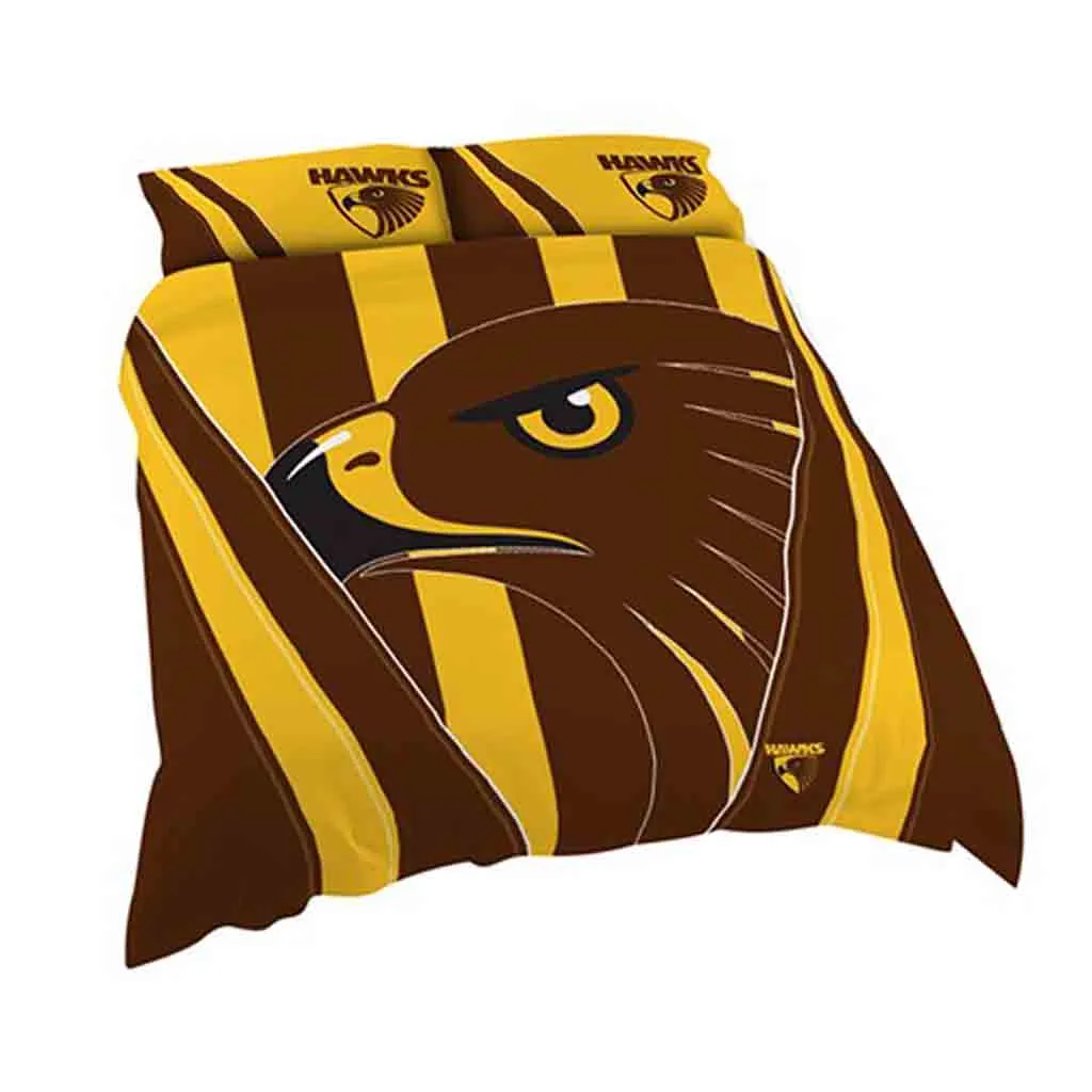 Hawthorn Hawks Quilt Cover Set King