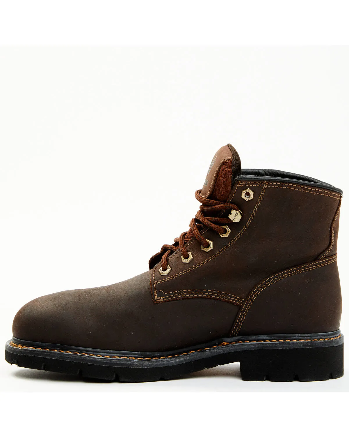 Hawx Men's Oily Crazy Horse Lace-Up 6" Work Boot - Composite Toe