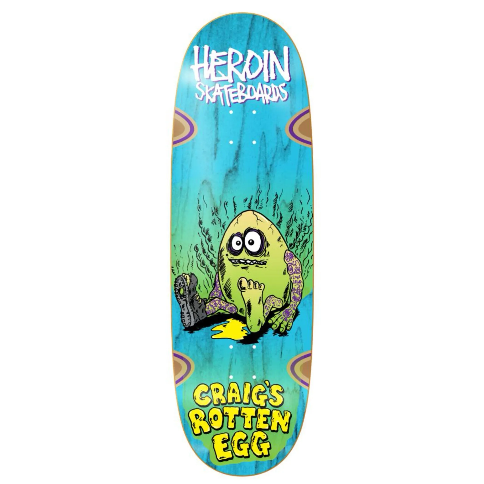 HEROIN SKATEBOARDS CRAIG'S ROTTEN EGGS 10