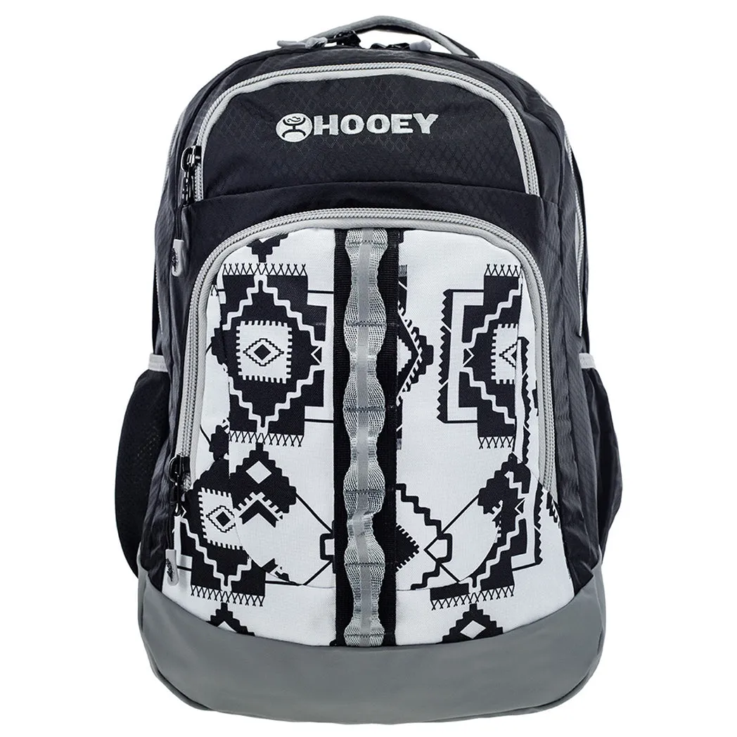 Hooey White & Black Aztec Backpack