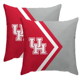 Houston Cougars 16'' x 16'' Side Arrow Poly Span Decor Pillows 2-Pack