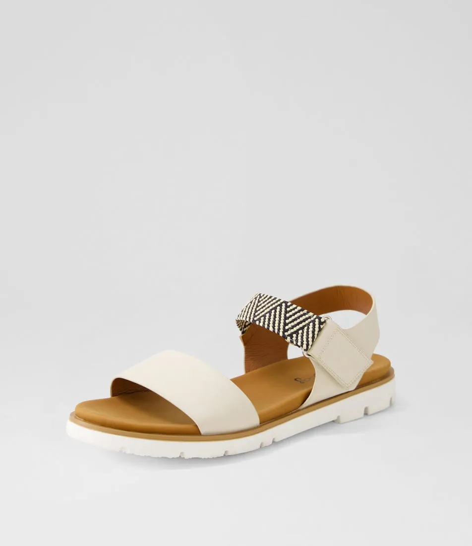 I LOVE BILLY Lintee Beige Elastic Sandals