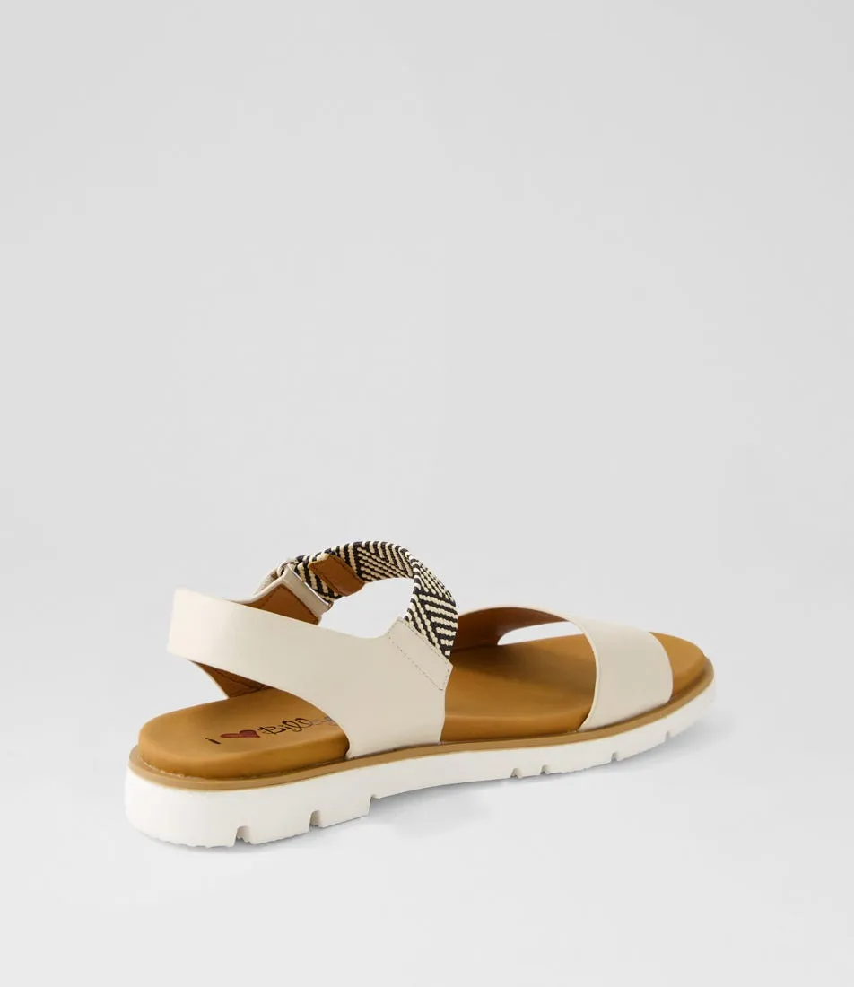 I LOVE BILLY Lintee Beige Elastic Sandals