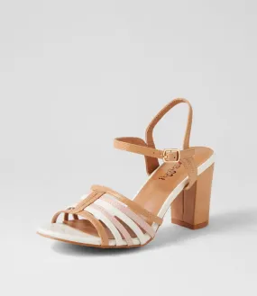 I LOVE BILLY Sernee Camel Multi Sandals