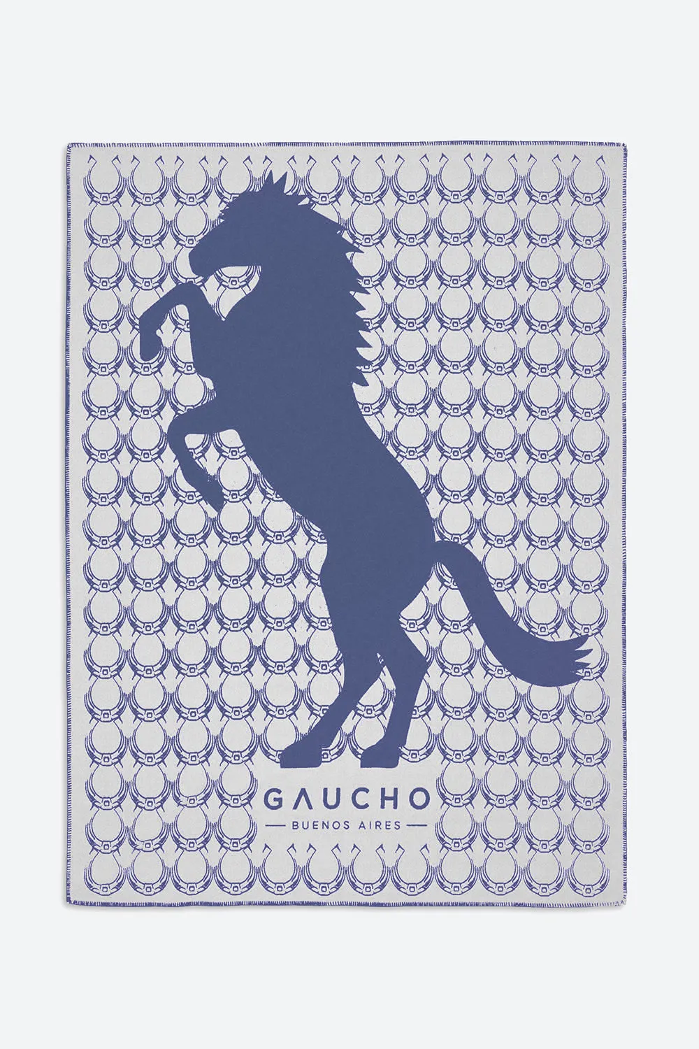 Iconic Stallion Blanket in Navy