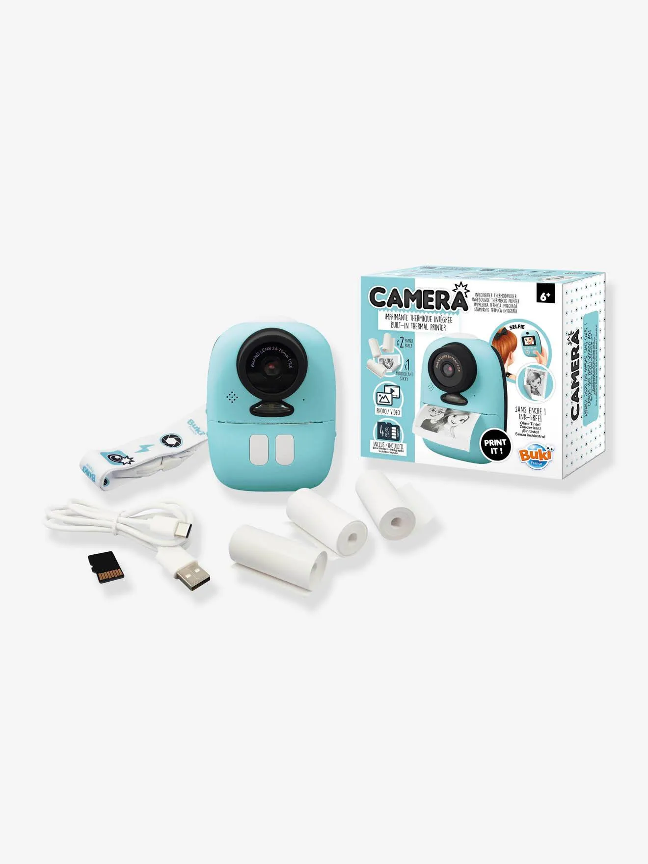 Instant Print Camera - BUKI - blue