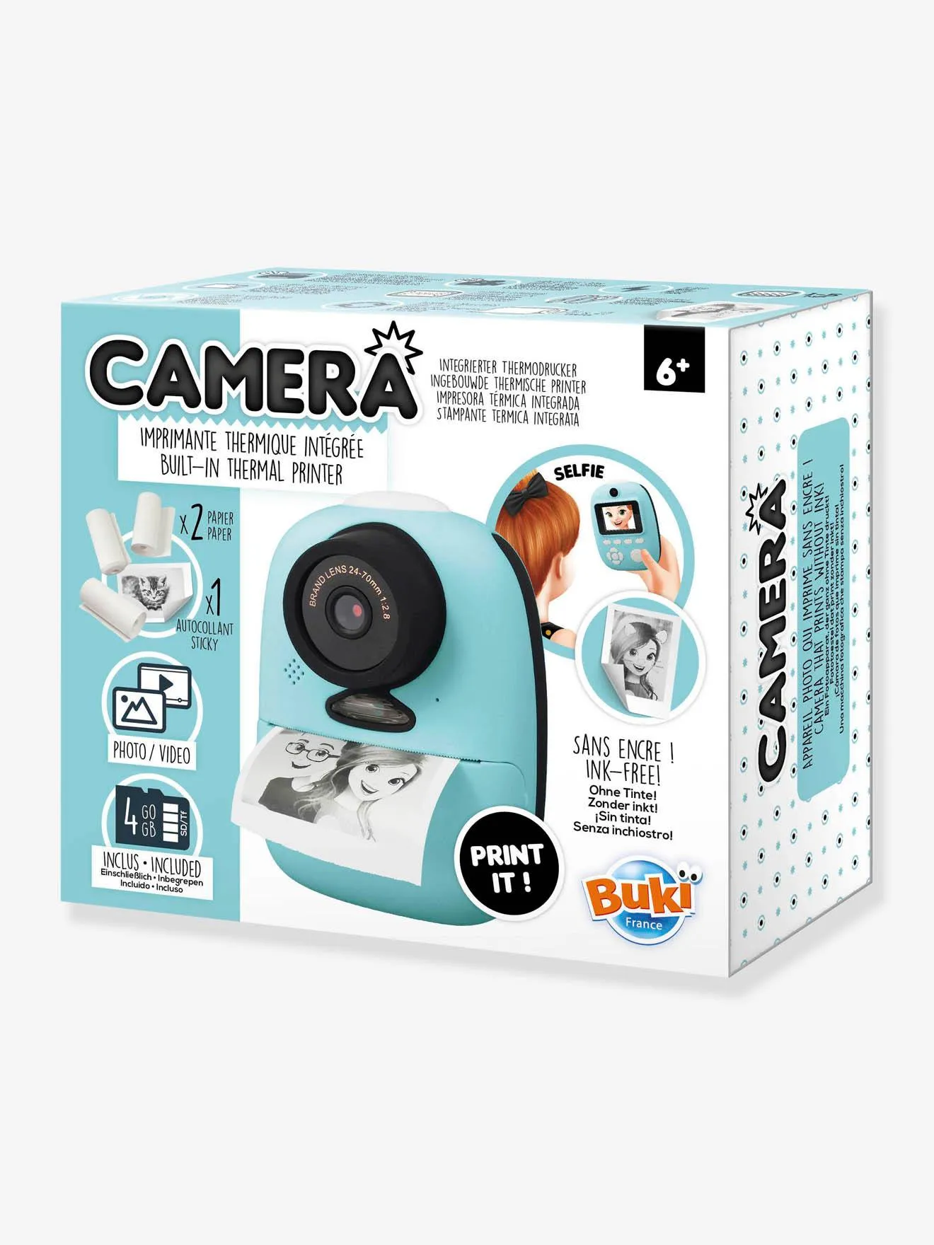 Instant Print Camera - BUKI - blue