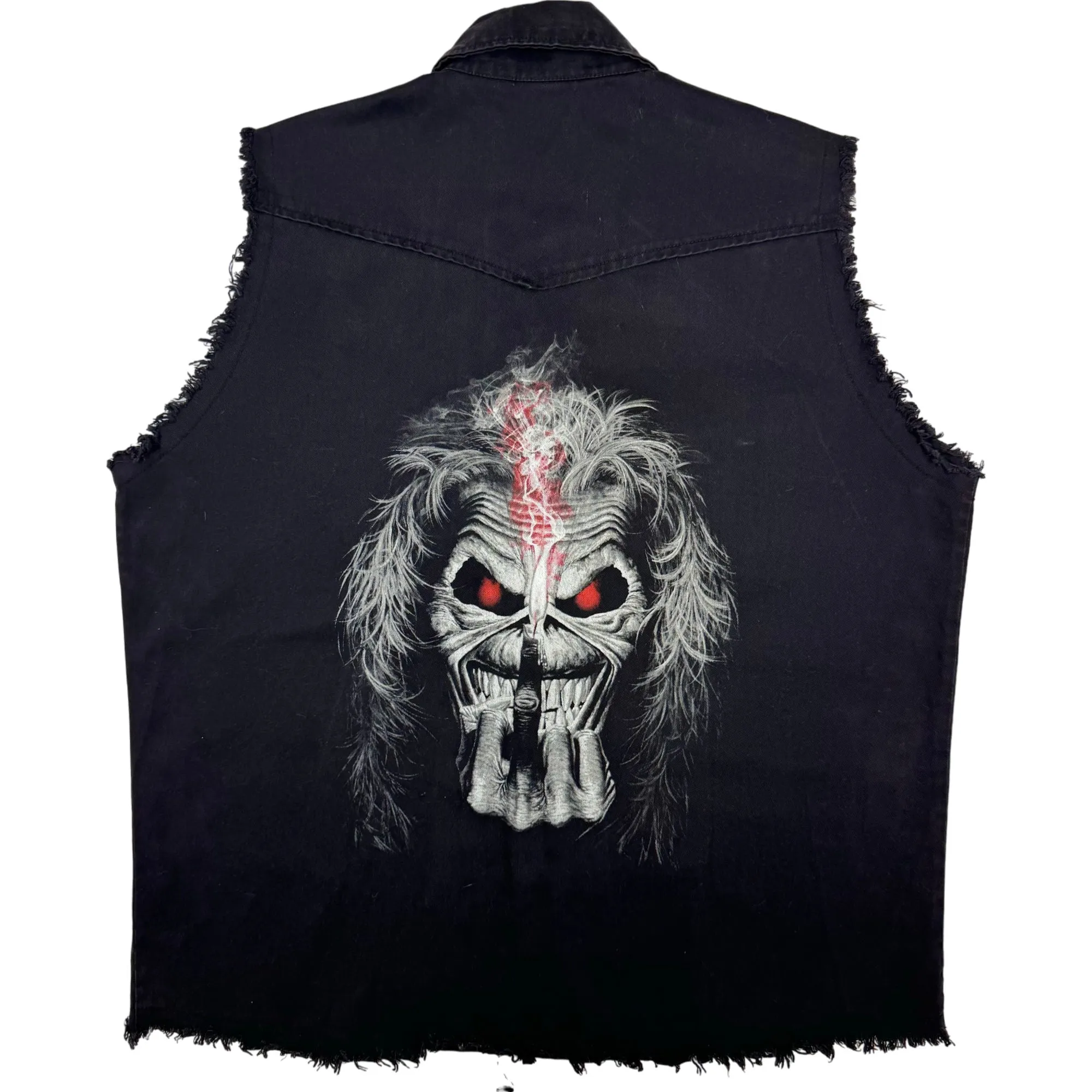 Iron Maiden Maiden England 2013 Sleeveless Vest Jacket Black