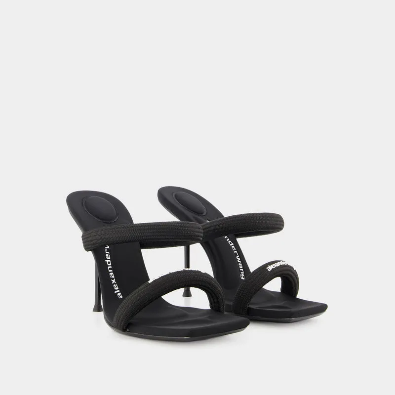 Julie Sandals  - Alexander Wang - Nylon - Black