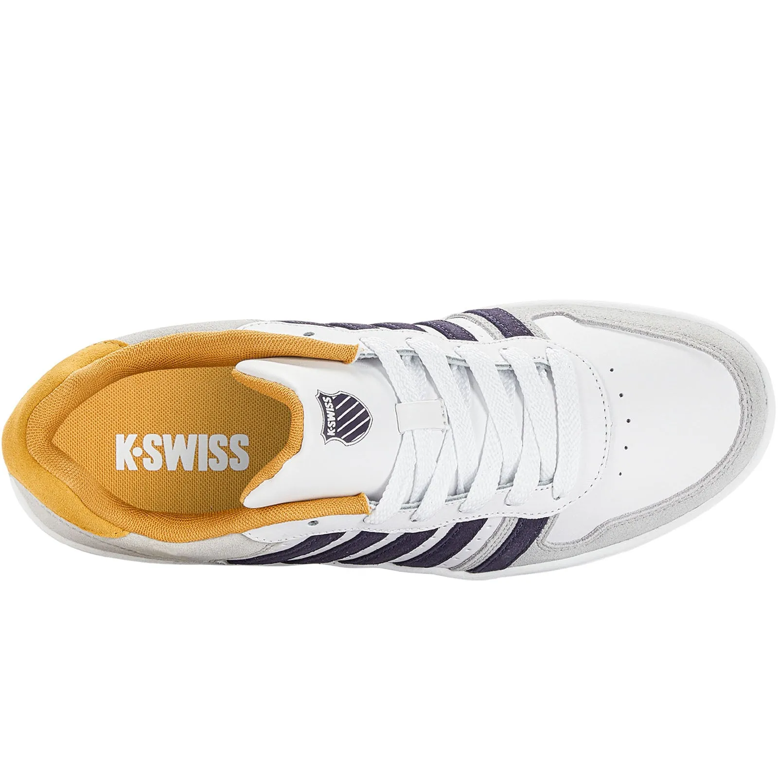 K-Swiss Mens Court Palisades Low Rise Trainers Shoes