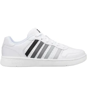 K-Swiss Mens Court Palisades Low Rise Trainers - White/Black Gradient