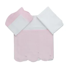 La Stupenderia Baby Girl Pink Sheet Set