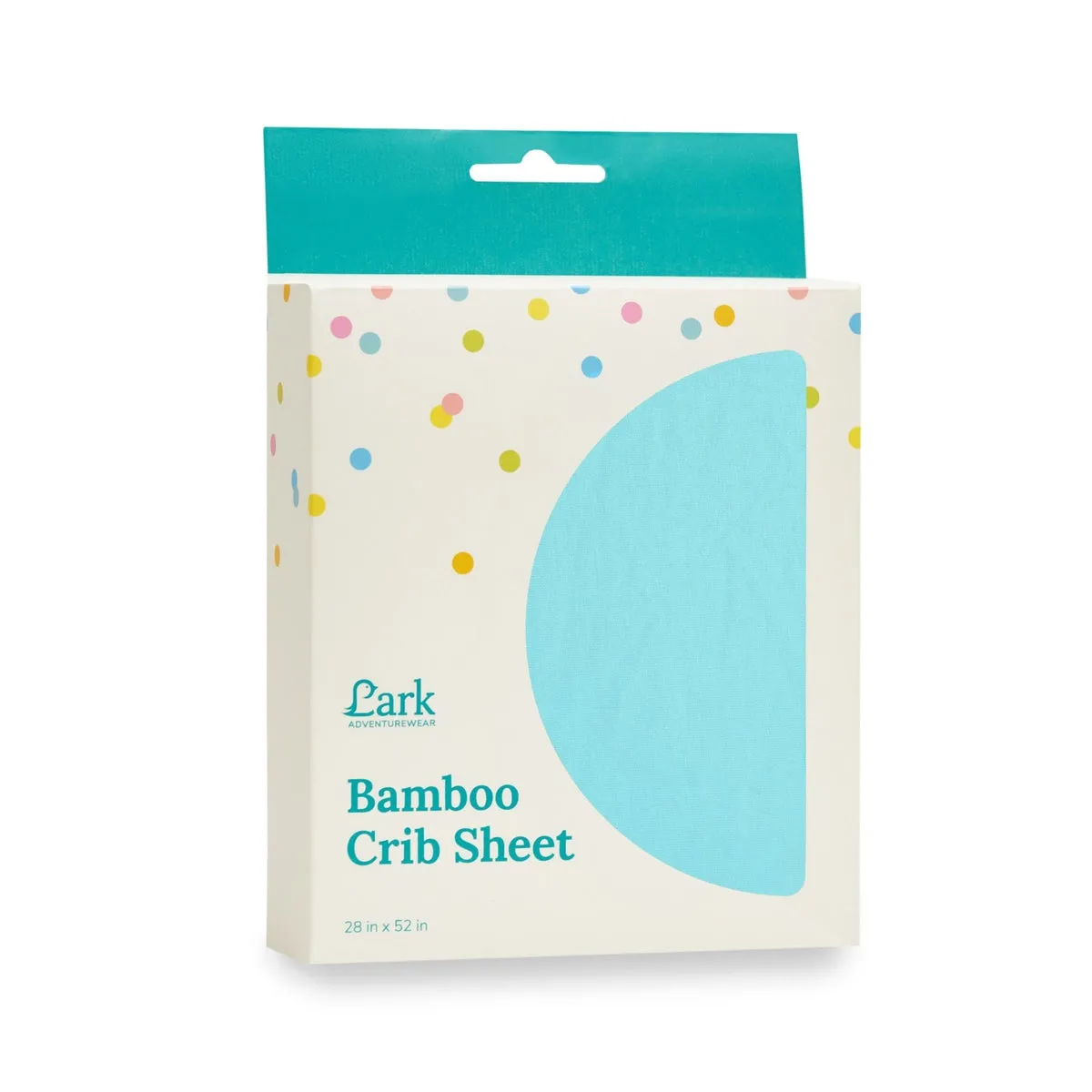 Lark Adventurewear Crib Sheet - Blue Lagoon