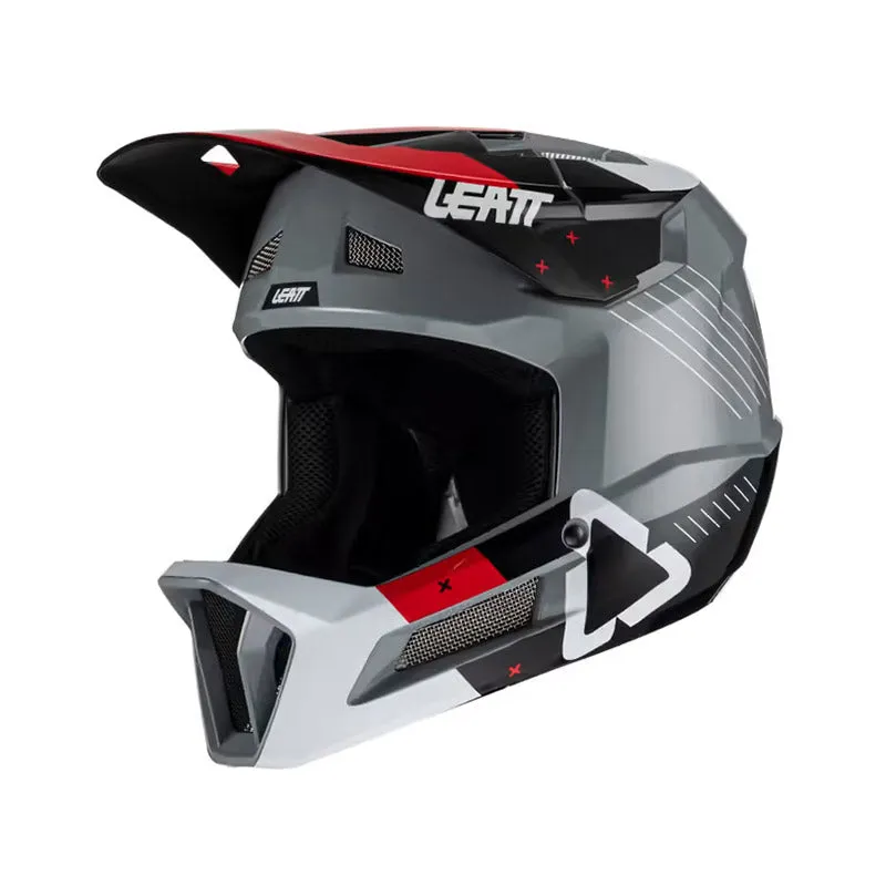 Leatt MTB Gravity 2.0 Full Face Helmet - Titanium - 2023