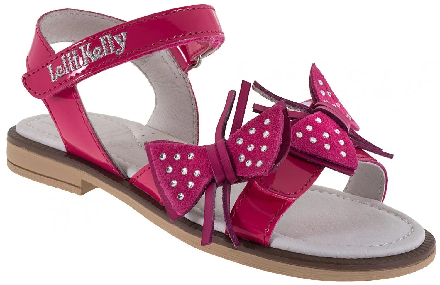 LELLI KELLY LK 9454 FUXIA PATENT SANDALS