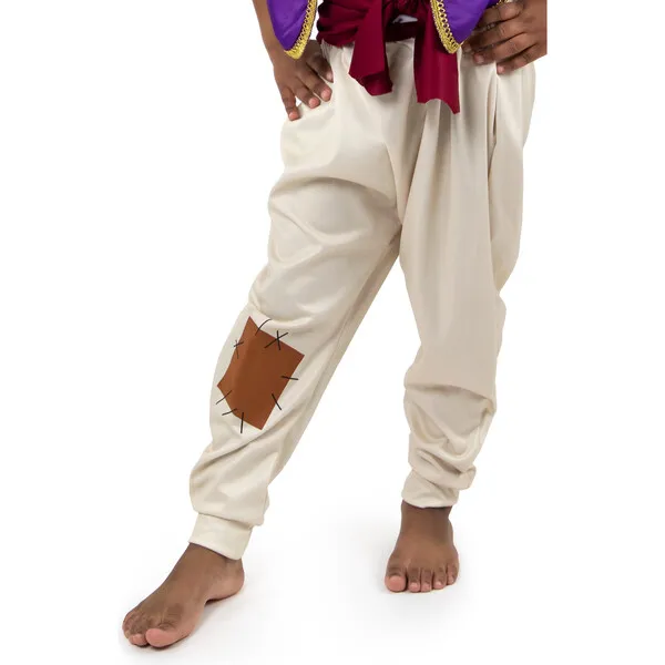 Little Adventures Oasis Prince Collared Shirt With Sewn-On Vest Set, Purple