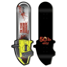 Madrid Skateboards – Texas Chainsaw Massacre 50th Anniversary Skateboard Deck –  CHAINSAW SHAPE