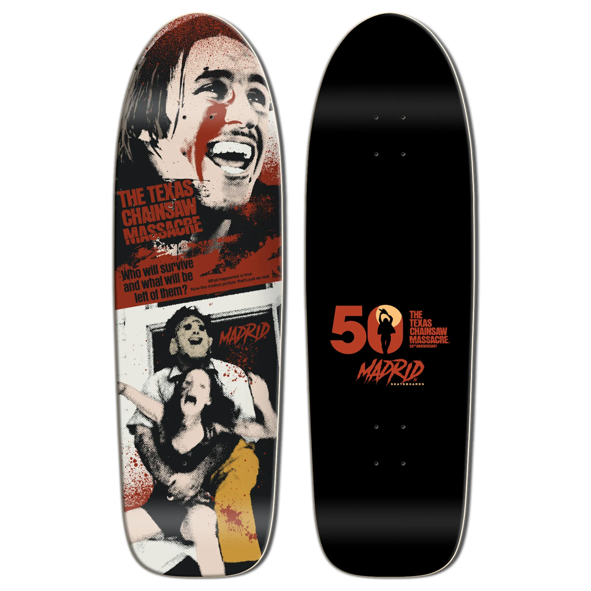 Madrid Skateboards – Texas Chainsaw Massacre 50th Anniversary Skateboard Deck –  HITCHER