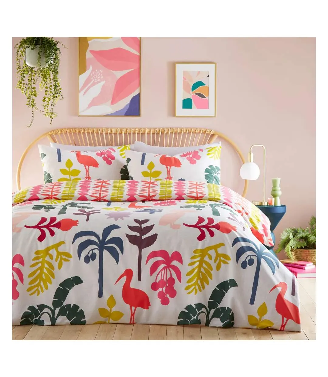 Marula tropical duvet cover set multicoloured Furn