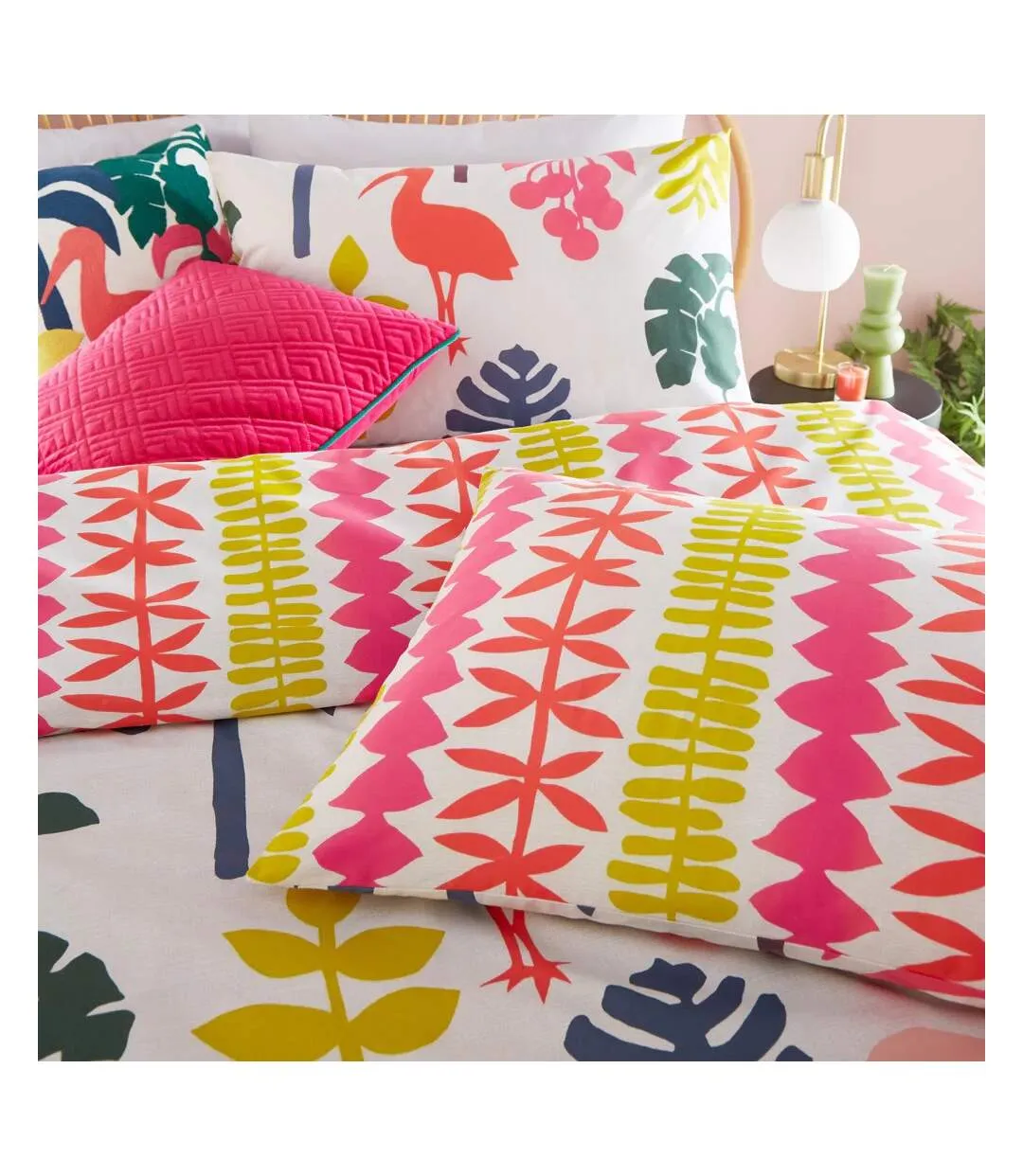 Marula tropical duvet cover set multicoloured Furn