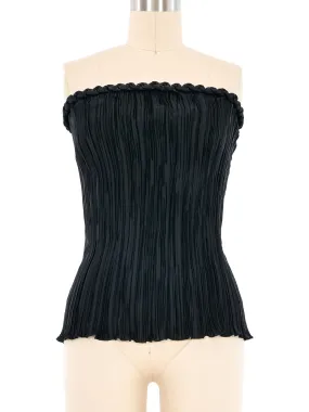 Mary McFadden Sleeveless Pleated Top