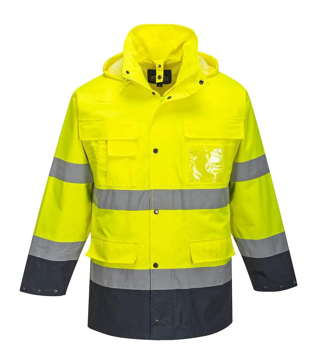 Mens s162 3 in 1 lite hi-vis jacket yellow/navy Portwest