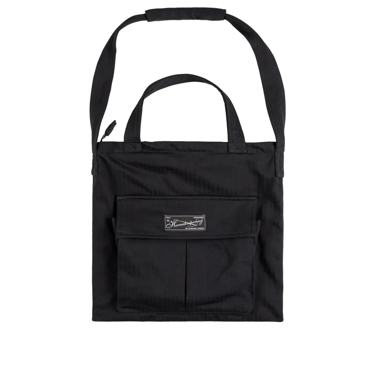 mfpen Routine Shoulder Bag Black Herringbone