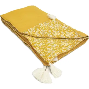 MON AMI Double Sided Blanket, Marigold Floral