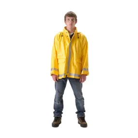 NASCO FR Enhanced Visibility Yellow ArcLite Made in USA Rain Jacket 1103JY