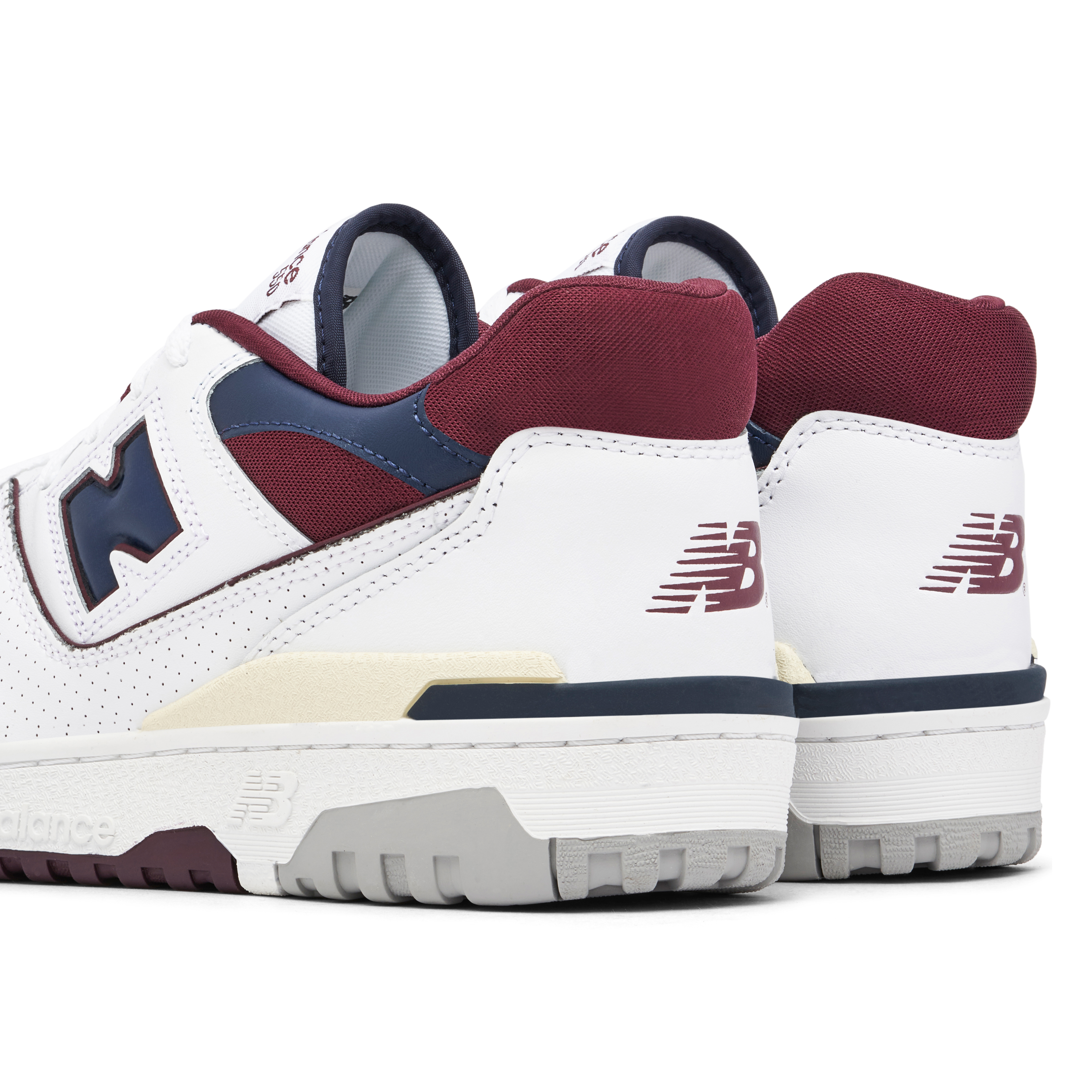 New Balance 550 White Beige Burgundy Navy | BB550NCD | Laced