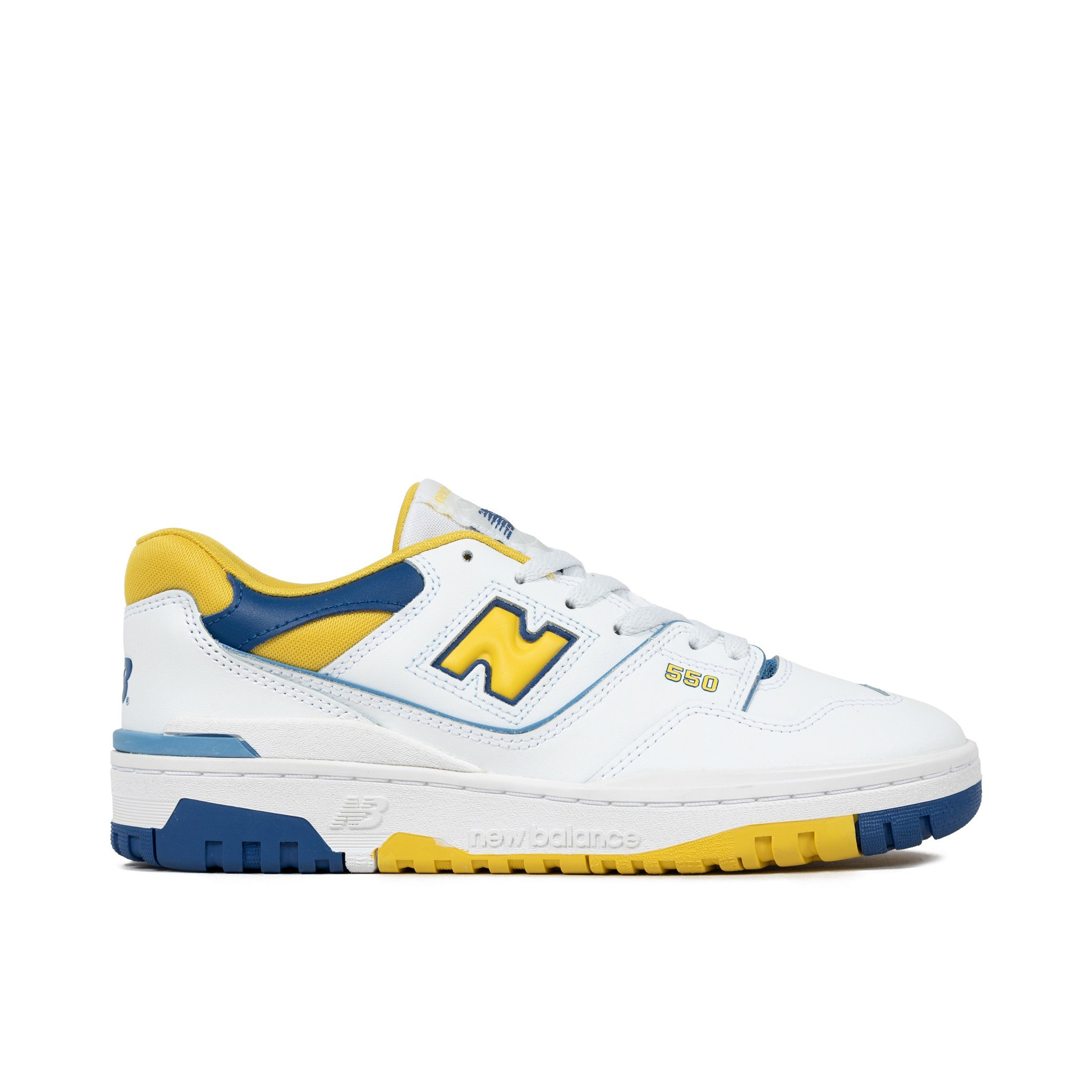 New Balance 550 White Yellow Blue GS | GSB550CG | Laced