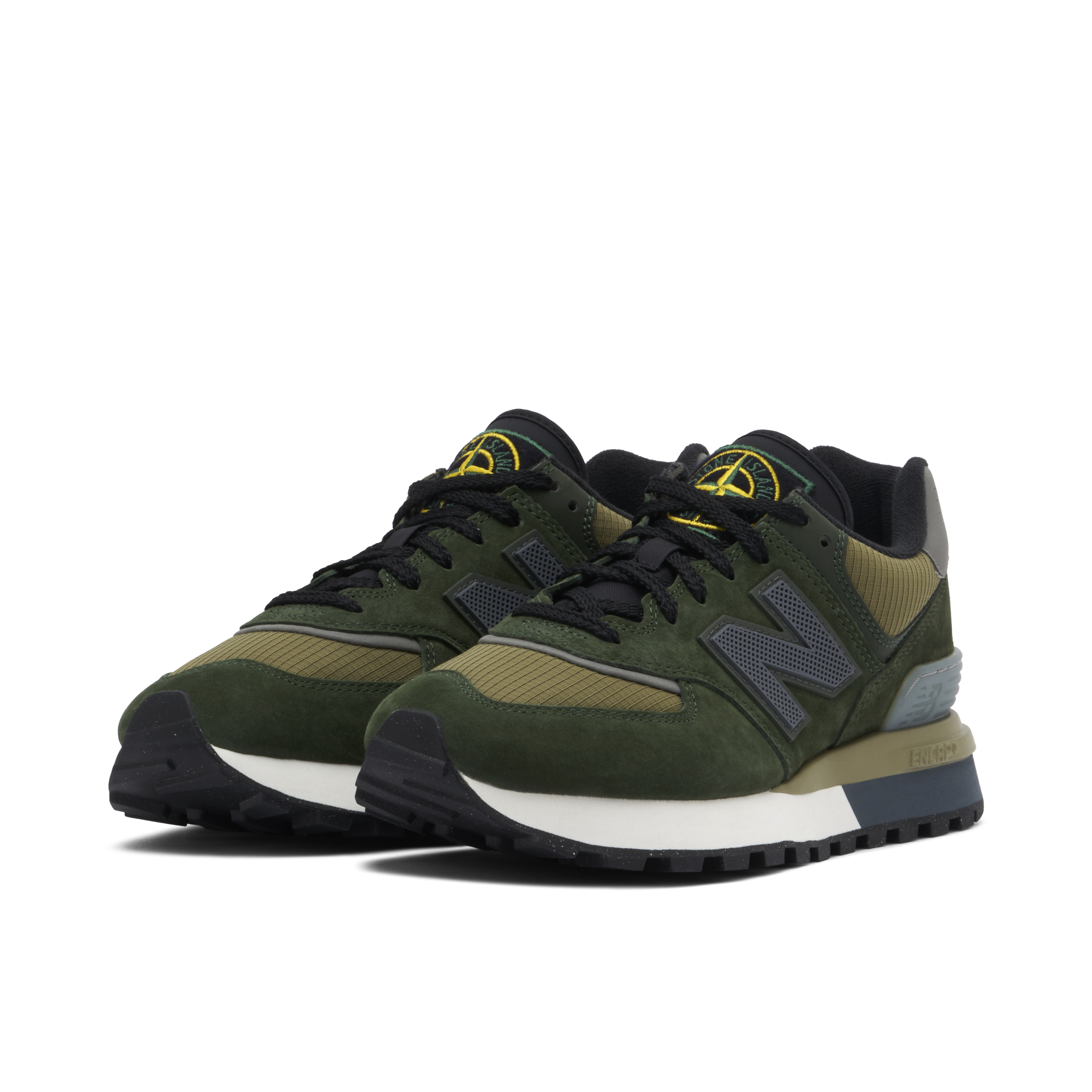 New Balance 574 Legacy Stone Island Dark Green | U574LGIL | Laced