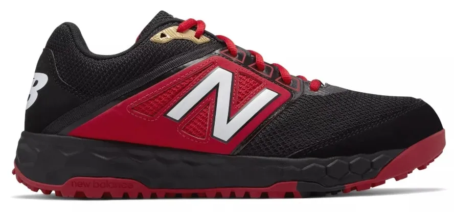 New Balance - Black/Red Fresh Foam T3000v4 Men's Turfs (T3000BR4)