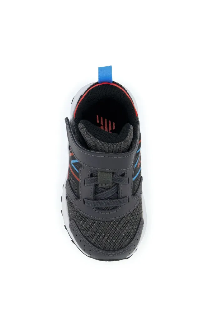 New Balance Toddler Fresh Foam 650 Bungee Lace with Top Strap in Magnet