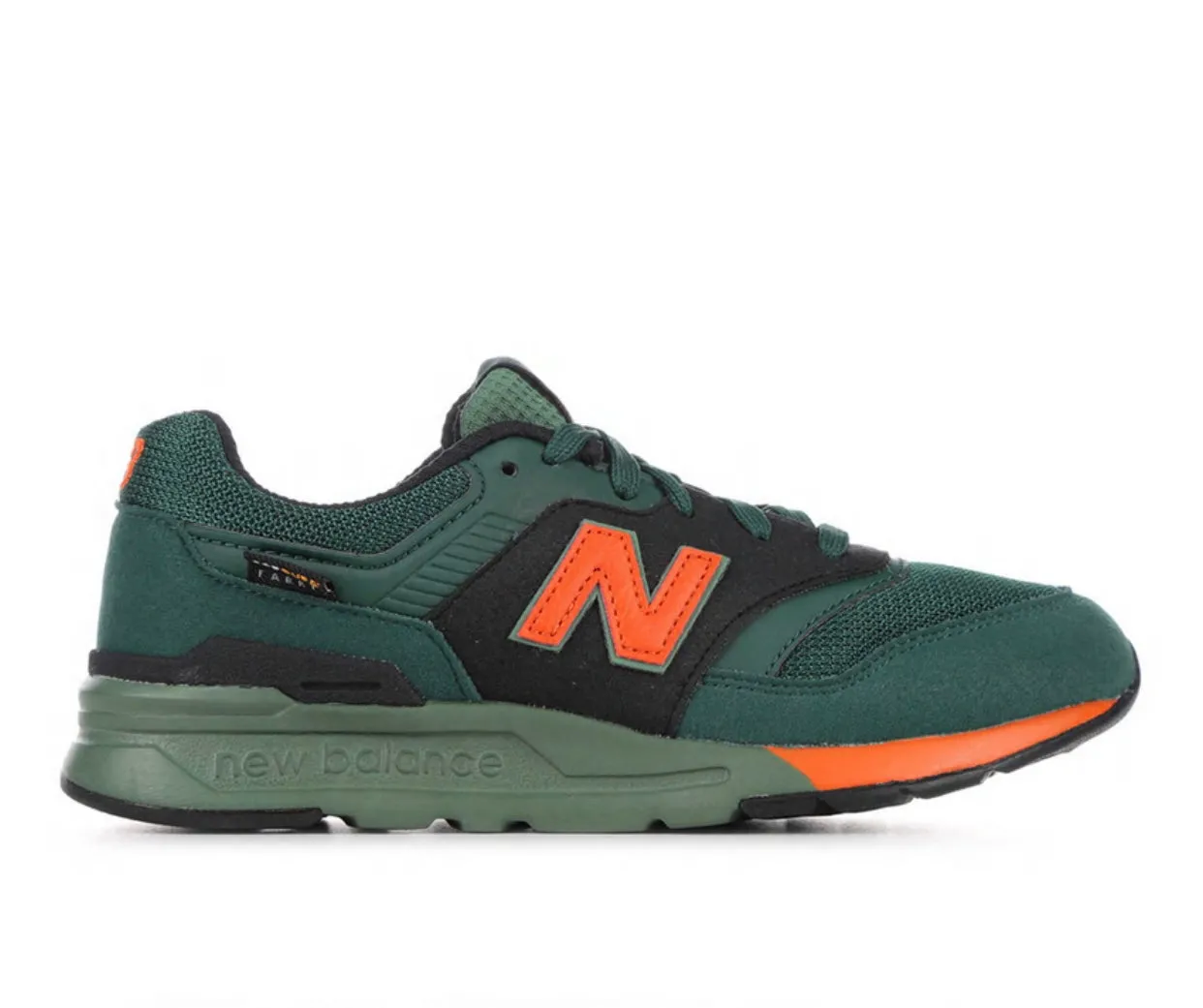 NEW BALANCE TRAINERS FOREST GREEN ORANGE