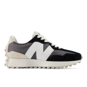 New Balance Unisex 327 in Grey/Black Suede/Mesh