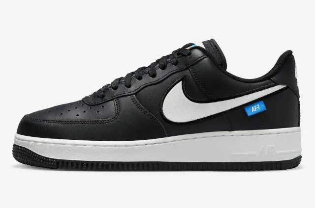 Nike Air Force 1 Low Blue Label Black White